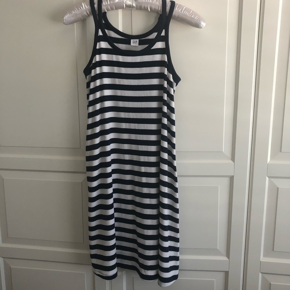 🌻Gap Nautical Navy & White Stripe Tank Dress